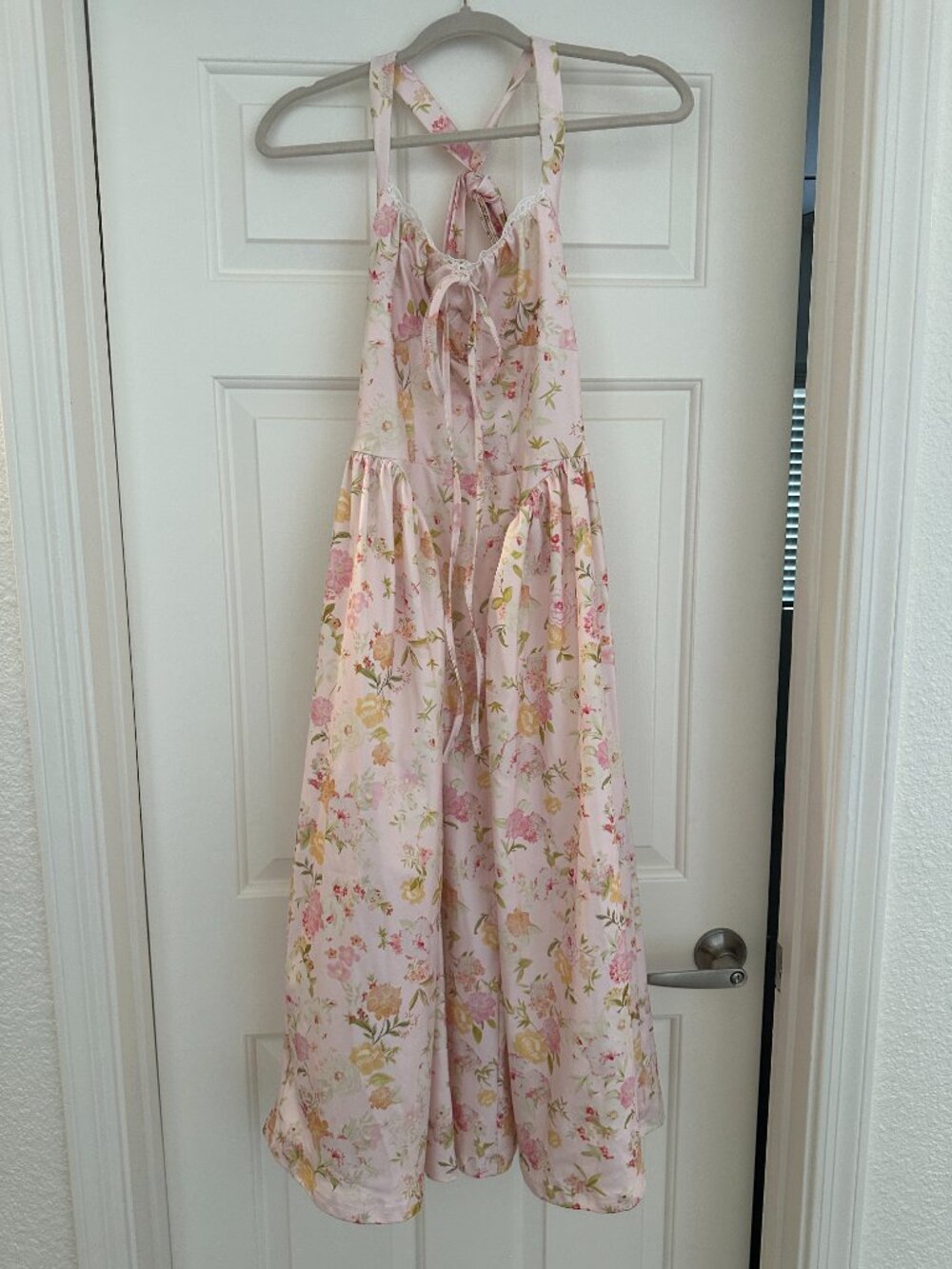 Ipponelli Floral Halter Cottagecore dress
